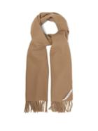 Matchesfashion.com Acne Studios - Fringed Wool Scarf - Mens - Beige