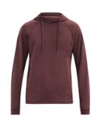 Matchesfashion.com Folk - Rivet Cotton-jersey Hooded Sweatshirt - Mens - Dark Purple