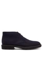 Matchesfashion.com Tod's - Suede Desert Boots - Mens - Navy