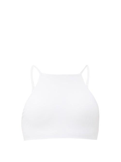 Matchesfashion.com Jade Swim - Nova Halterneck Bikini Top - Womens - White