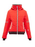 Matchesfashion.com Toni Sailer - Antonia Striped Soft Shell Ski Jacket - Womens - Red
