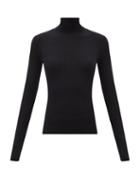 Gabriela Hearst - Peppe Roll-neck Ribbed Cashmere Sweater - Womens - Black