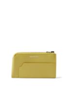 Acne Studios - Zipped Leather Cardholder - Womens - Light Green