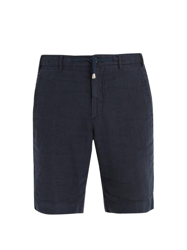 J.w. Brine Drawstring-waist Linen Shorts