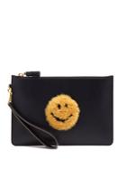 Anya Hindmarch Smiley Leather Pouch