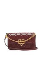 Matchesfashion.com Givenchy - Pocket Quilted Leather Cross Body Bag - Womens - Burgundy