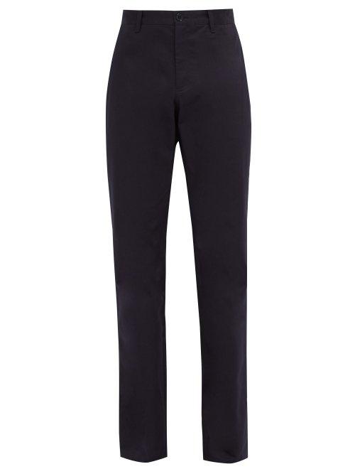 Matchesfashion.com A.p.c. - Classique Straight Leg Cotton Twill Chinos - Mens - Navy