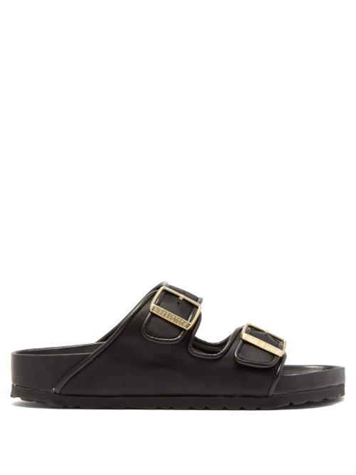 Matchesfashion.com Birkenstock X Il Dolce Far Niente - Arizona Fullex Satin Sandals - Mens - Black