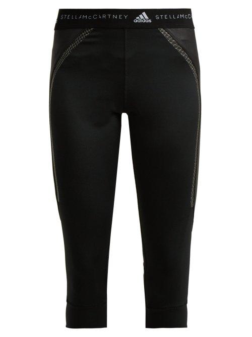 Matchesfashion.com Adidas By Stella Mccartney - Run Cropped Performance Leggings - Womens - Black