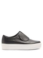 Matchesfashion.com Primury - Paper Planes Slip On Leather Trainers - Womens - Black