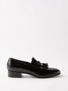 Gucci - Tasselled Patent-leather Loafers - Mens - Black