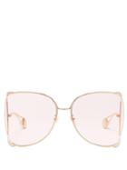 Gucci Oversized Butterfly-frame Gg Sunglasses