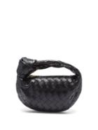 Ladies Bags Bottega Veneta - The Jodie Mini Intrecciato-leather Clutch Bag - Womens - Black