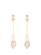 Jil Sander Crystal-embellished Ring-drop Earrings