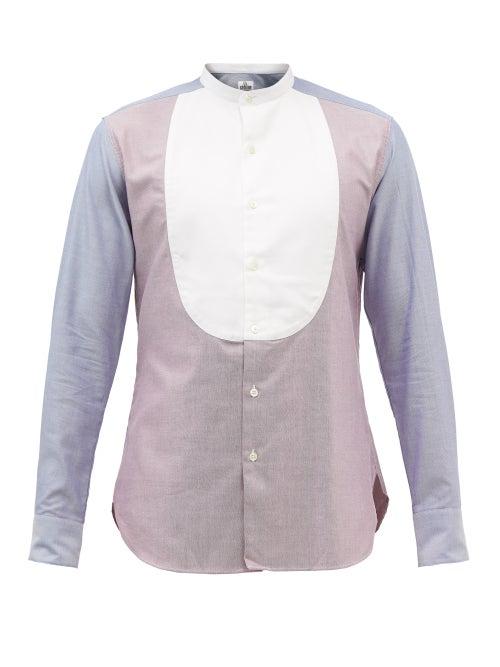 Sbline - Bunny Bib Cotton-poplin Shirt - Mens - Multi