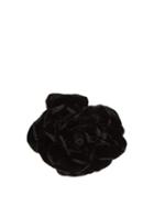 Matchesfashion.com Saint Laurent - Faux-flower Velvet Choker - Womens - Black