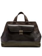 Bottega Veneta Contrast-panel Leather Holdall