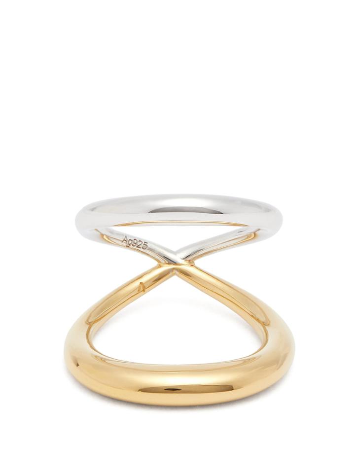 Charlotte Chesnais Surma 18kt Gold Vermeil And Sterling Silver Ring