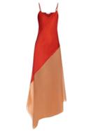 Jonathan Saunders Connie Hammered-satin Dress