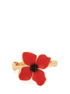 Matchesfashion.com Oscar De La Renta - Painted Flower Bracelet - Womens - Red