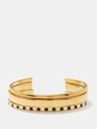 Roxanne Assoulin - A Dash Of Check Cuff Bracelets Set - Womens - Yellow Gold