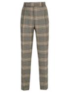 Matchesfashion.com Fendi - Houndstooth Wool Trousers - Mens - Beige Multi
