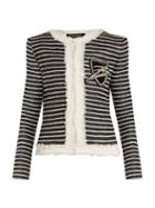 Matchesfashion.com Balmain - Striped Tweed Jacket - Womens - Black White