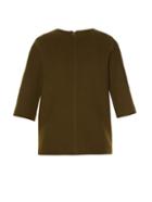 Marni Front-seam Virgin-wool Top
