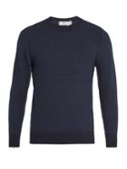 Inis Meáin Crew-neck Linen And Cotton-blend Sweater