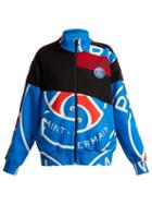 Matchesfashion.com Koch - X Paris Saint Germain Jersey Jacket - Womens - Blue Print