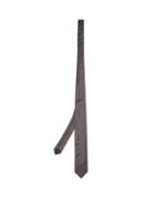 Matchesfashion.com Prada - Star Embroidered Silk Tie - Mens - Grey