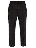 Gucci Tapered-leg Mid Rise Wool Track Pants