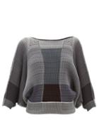Matchesfashion.com Issey Miyake - Block Colour Pleated Blouse - Womens - Grey Multi
