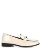Newbark Melanie Patent-leather And Calf-hair Loafers