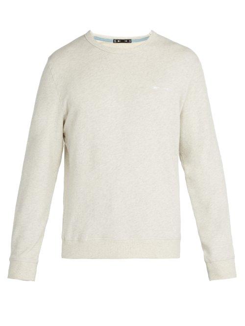 Matchesfashion.com The Upside - The Redford Cotton Sweatshirt - Mens - Grey