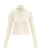 Petar Petrov - Emna High-neck Cashmere And Wool Sweater - Womens - Ivory