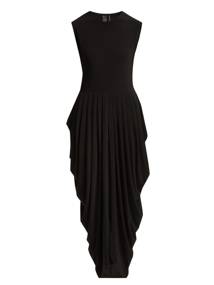 Norma Kamali Draped Jersey Dress