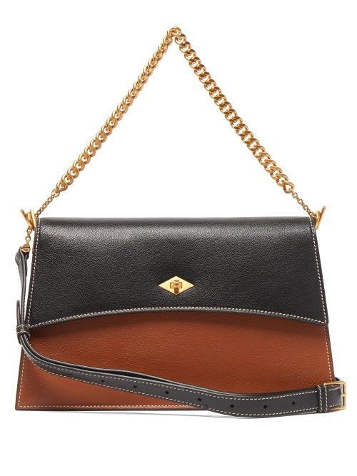 Matchesfashion.com Mtier - Roma Small Leather Shoulder Bag - Womens - Black Multi