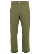 Gucci Straight-leg Cropped Cotton Trousers