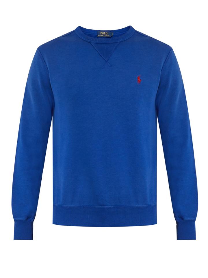 Polo Ralph Lauren Crew-neck Cotton-blend Sweatshirt