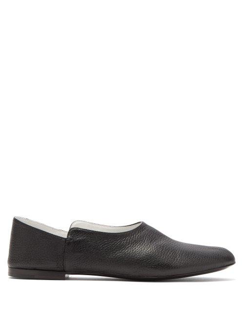 Matchesfashion.com The Row - Boheme Leather Loafers - Womens - Black