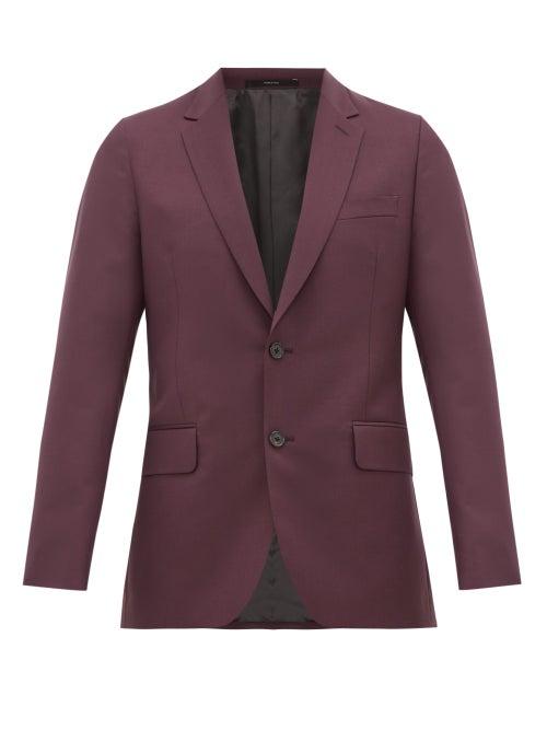 Matchesfashion.com Paul Smith - Soho-fit Wool-blend Crpe Suit Jacket - Mens - Purple