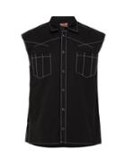 Matchesfashion.com Boramy Viguier - Western Sleeveless Shirt - Mens - Multi