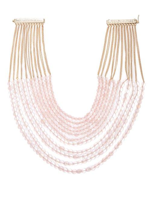 Matchesfashion.com Rosantica By Michela Panero - Raissa Beaded Necklace - Womens - Pink