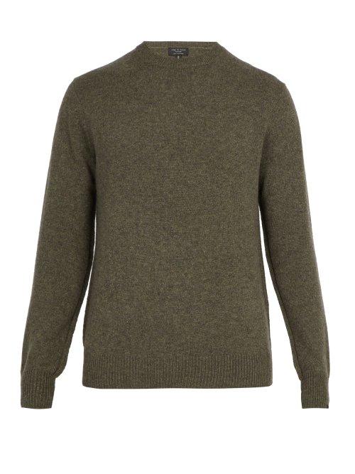 Matchesfashion.com Rag & Bone - Haldon Cashmere Sweater - Mens - Green