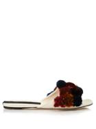 Sanayi 313 Pompom-embellished Canvas Slippers