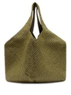 Matchesfashion.com Lauren Manoogian - Pinwheel Crocheted-tape Tote Bag - Womens - Khaki