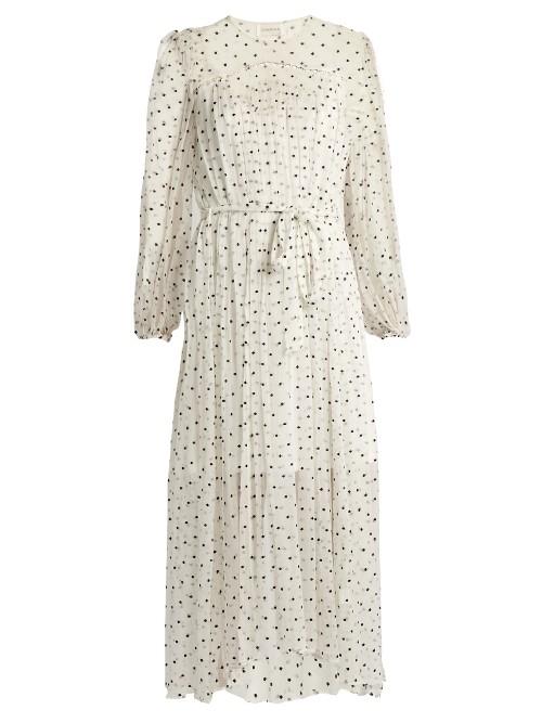 Zimmermann Adorn Embroidered Silk-chiffon Dress