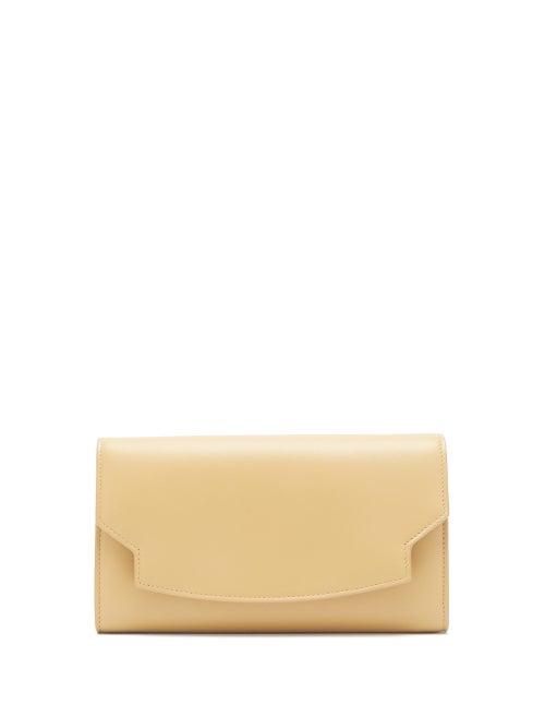 Matchesfashion.com The Row - Lady Leather Wallet - Womens - Light Yellow