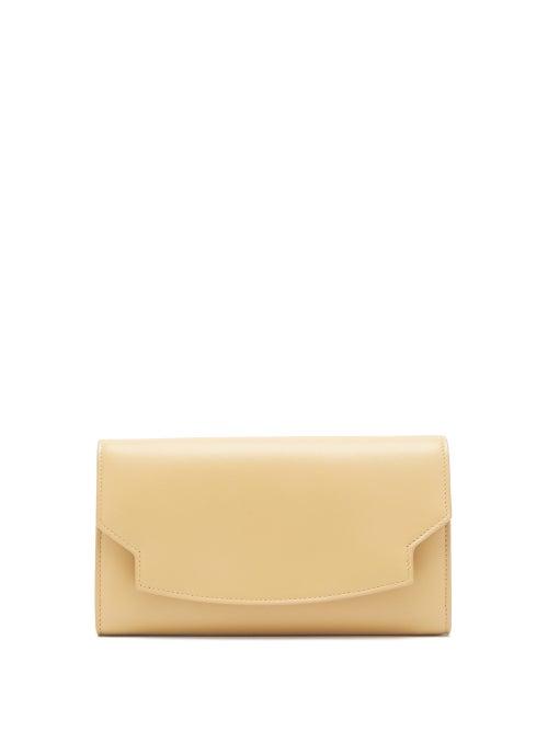 Matchesfashion.com The Row - Lady Leather Wallet - Womens - Light Yellow